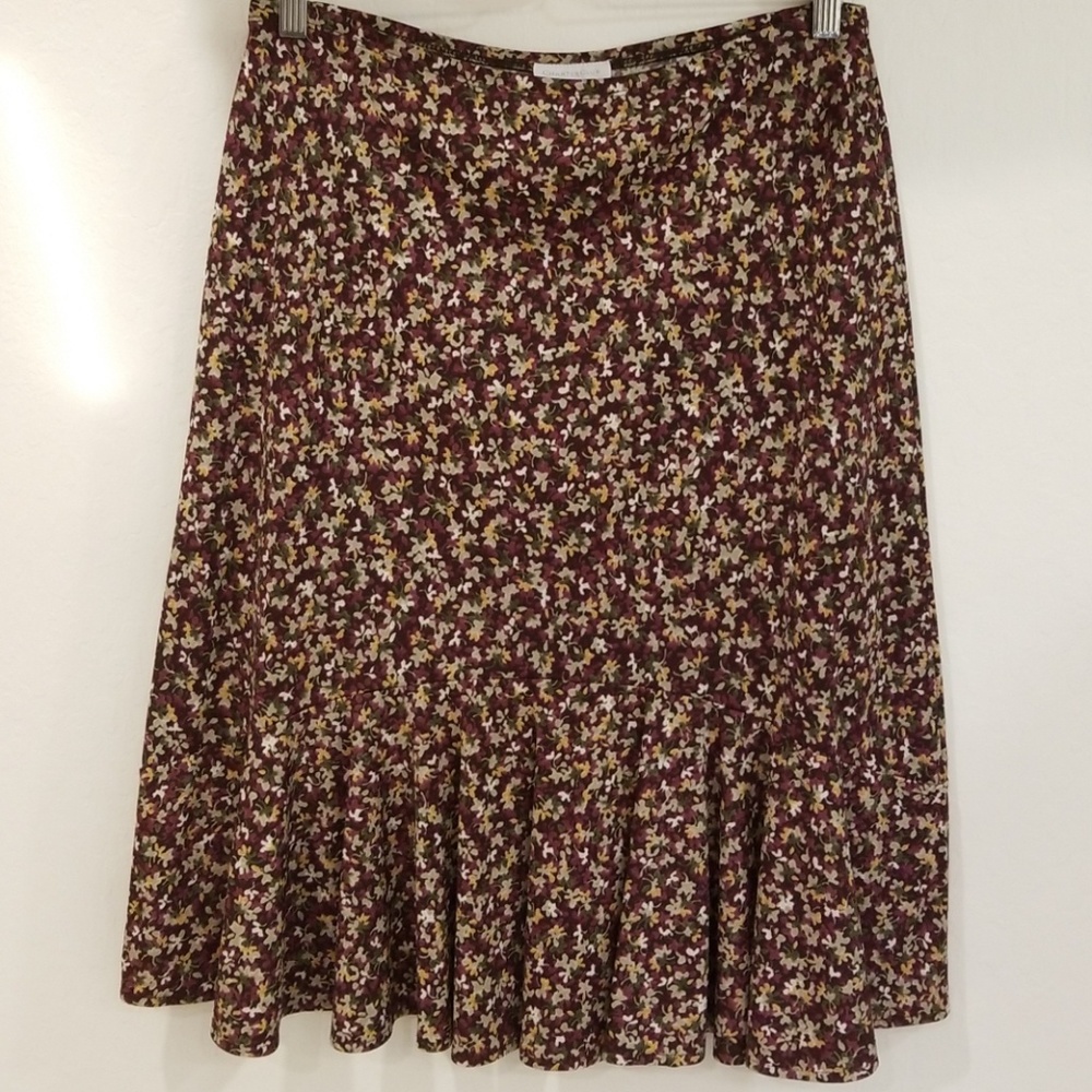 Charter Club floral skirt with cute flirty ruffles